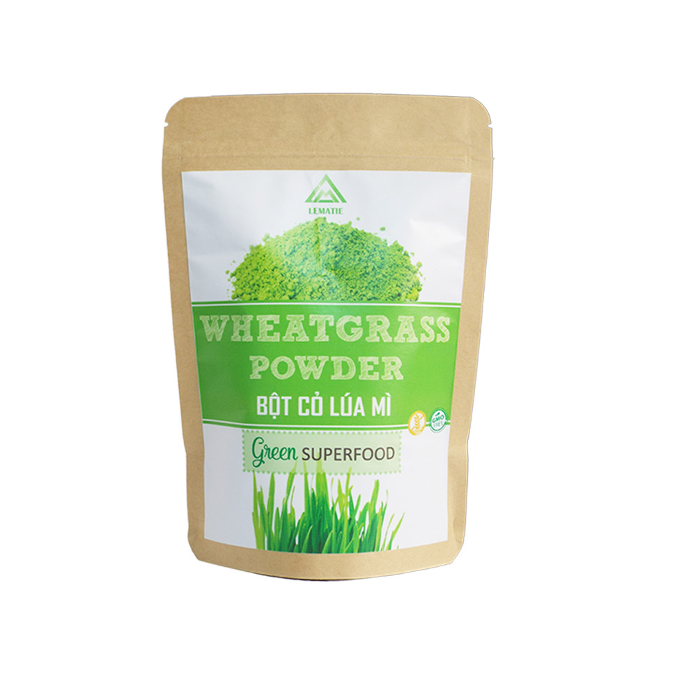 Bột Cỏ Lúa Mì Lematie (Túi Zip 45g)