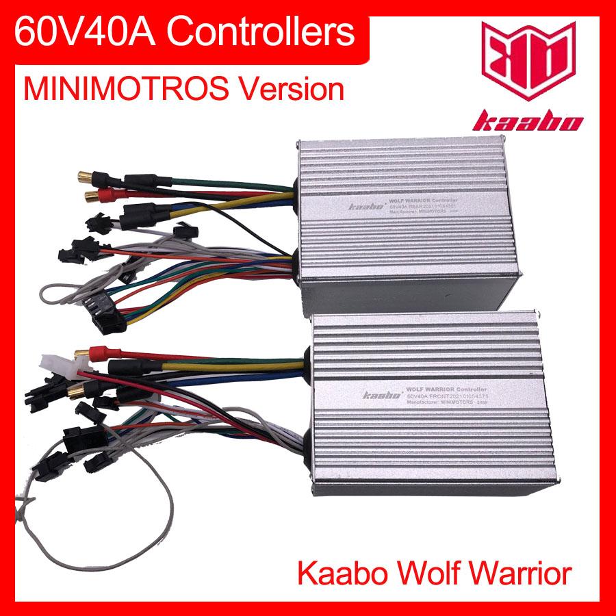 WW 60V 40A Bộ điều khiển Minimotors Phiên bản cao loại 60V40A cho Kaabo Wolf Warrior 11 Bộ phận xe tay ga điện Color: Controller set