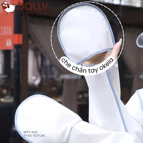 Áo Mưa Thời Trang Có Khoá Kéo Tiện Lợi Hình Gấu Nice Màu Hồng - Áo Mưa 1 Người Cao Cấp