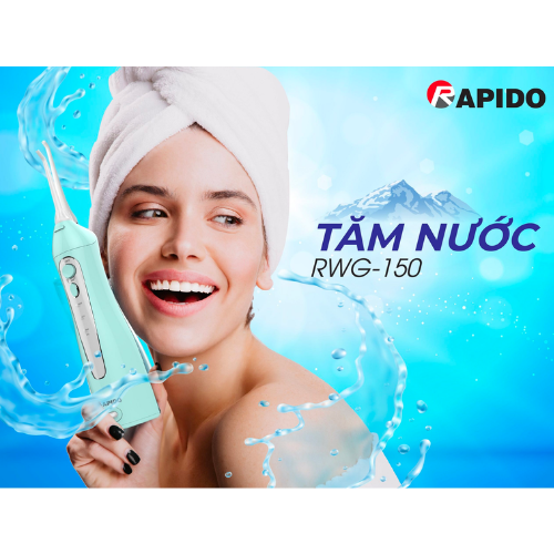Tăm nước cầm tay Rapido RWG150- Hàng Chính Hãng