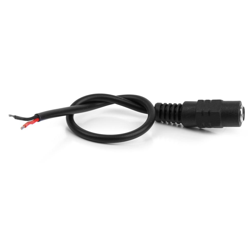 10x 20cm DC Power Pigtail Female Cable Plug Wire Connector for CCTV Camera