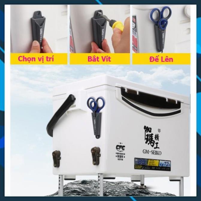 Kéo Cắt Thẻo + Gỡ lưỡi câu cá Đại Lý Đồ Câu Cá có thể Gắn Thùng Câu Đài vô cùng tiện lợi