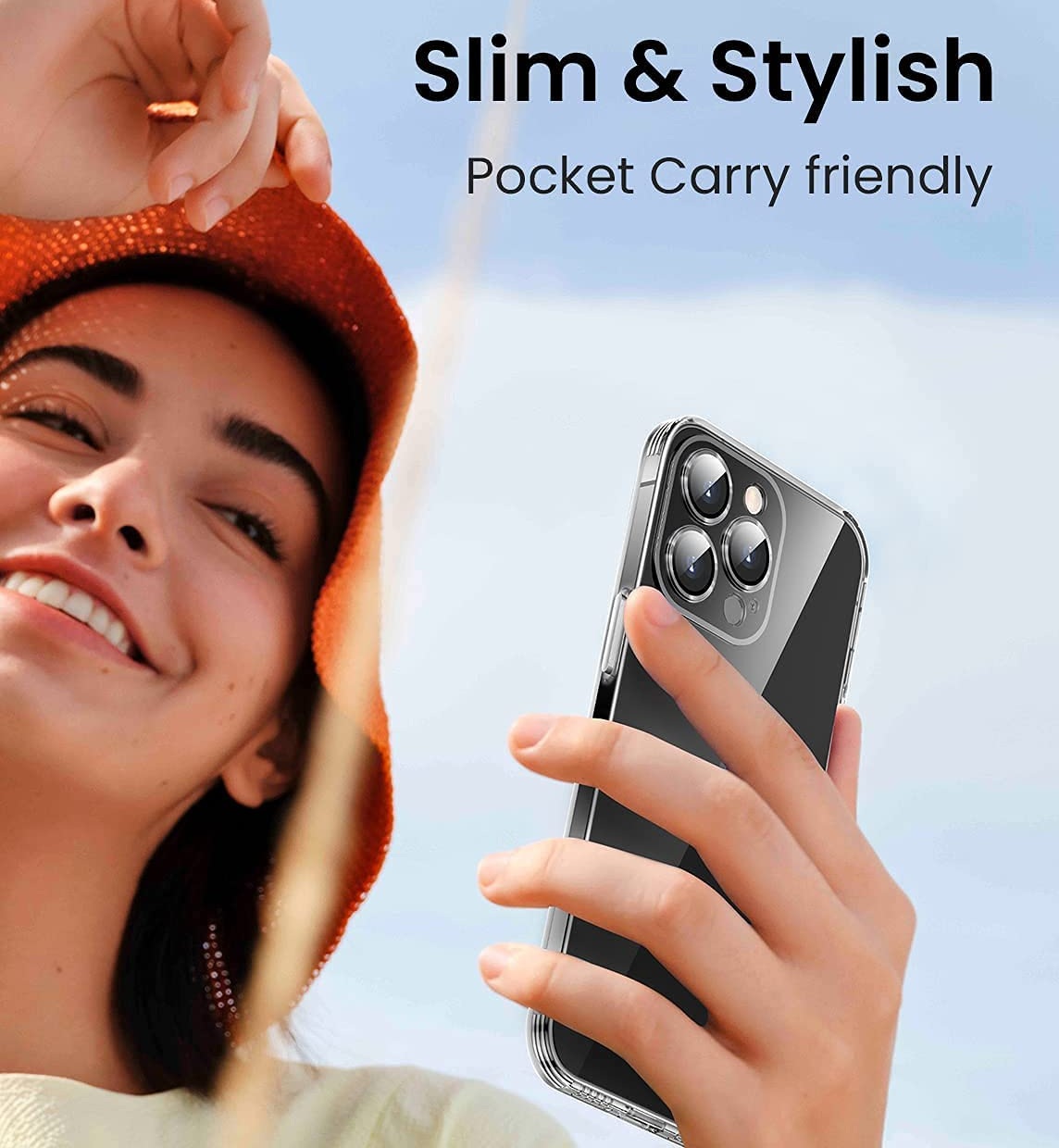 Ốp lưng cường lực camera trong suốt cho iPhone 13 Pro Max (6.7 inch) hiệu Likgus Lens Protection Case độ trong tuyệt đối, chống trầy xước, siêu mỏng 1.5mm - hàng nhập khẩu