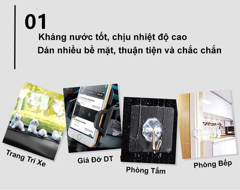 Băng Keo Cường Lực 3M 4941 Dán Mọi Bề Mặt Siêu Dính, Dán Đồ Chơi Ô Tô