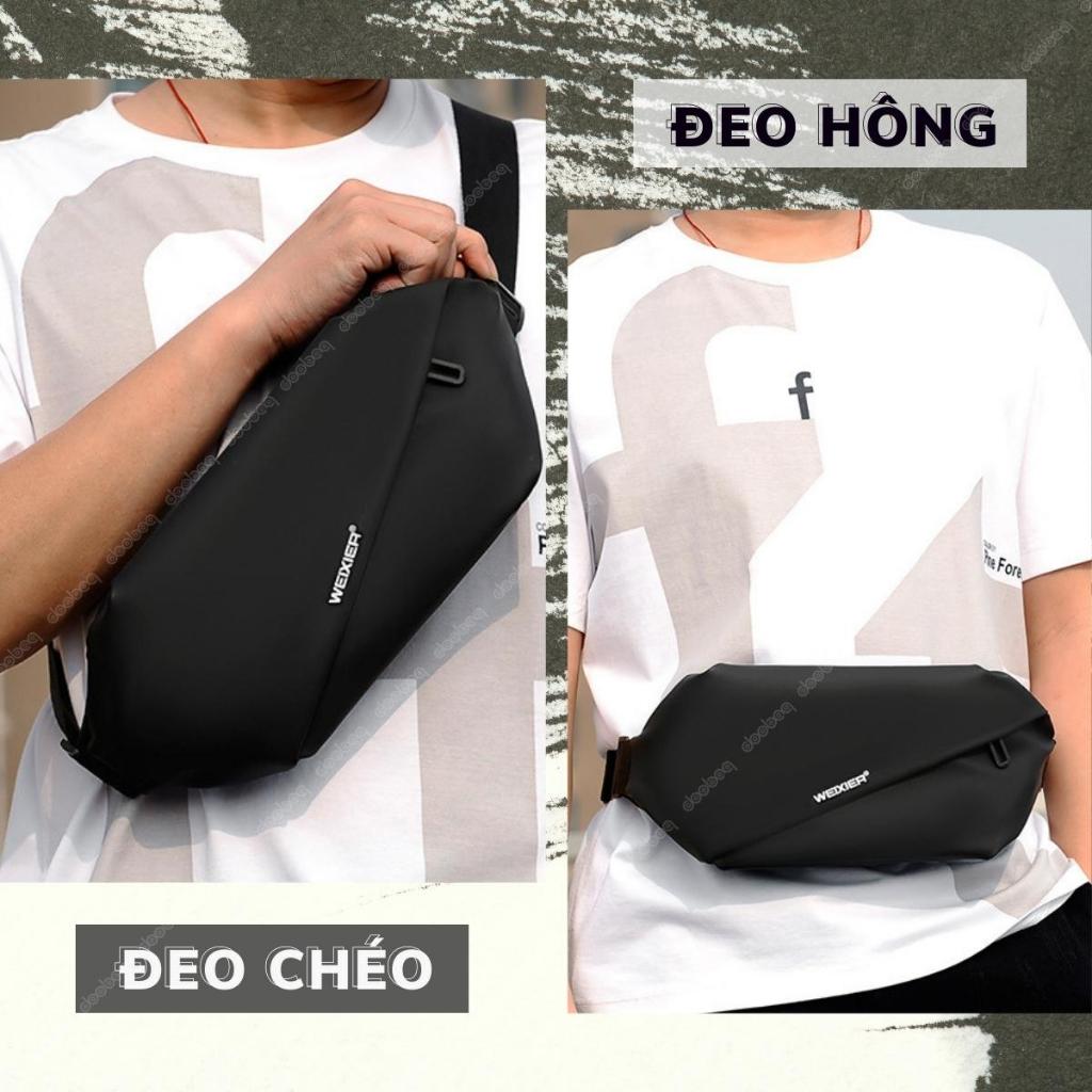 Combo Túi đeo chéo và Balo thời trang Doo Bag chất vải cao cấp chống nước mang đi học đi chơi tiện lợi