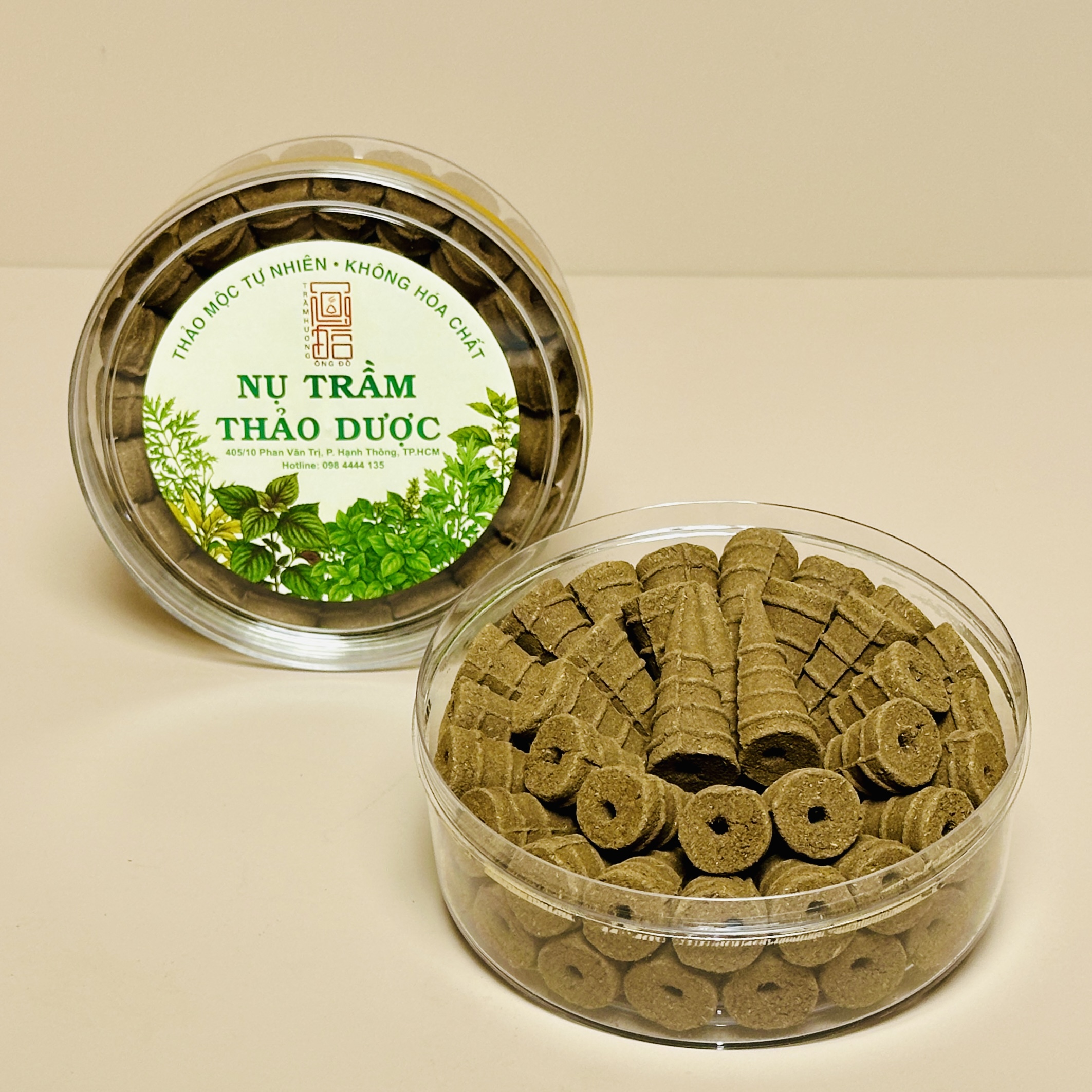 Nhang Nụ Trầm Thảo Dược Ông Đồ, Nhang Sạch Thuần Tự Nhiên