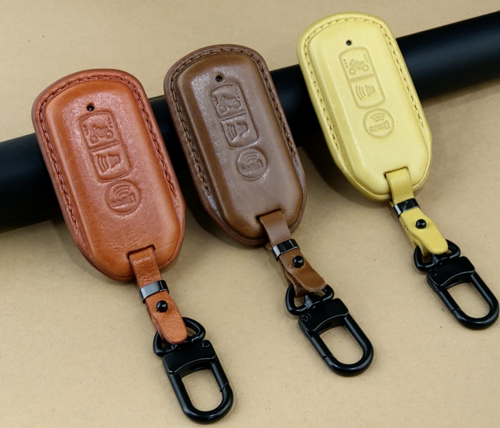 Bao da ép phom Handmade chìa khóa Honda SH, SH Mode da bò thât giá tận xưởng (có bán sỉ)