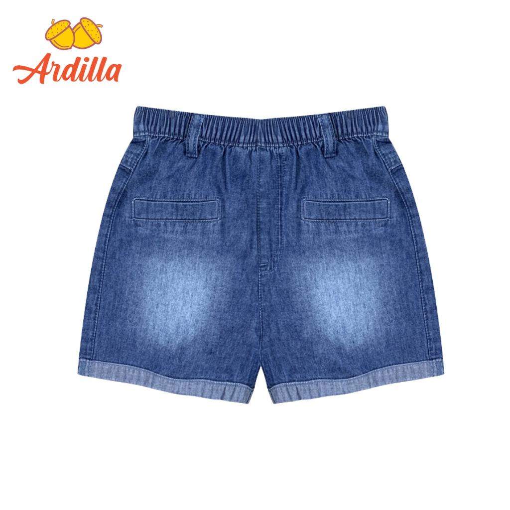 Quần Short Jeans Bé Gái ARDILLA Phong Cách Năng Động, Chất Vải Mềm Mại, Thoải Mái Cho Bé 2-8 Tuổi KB6201