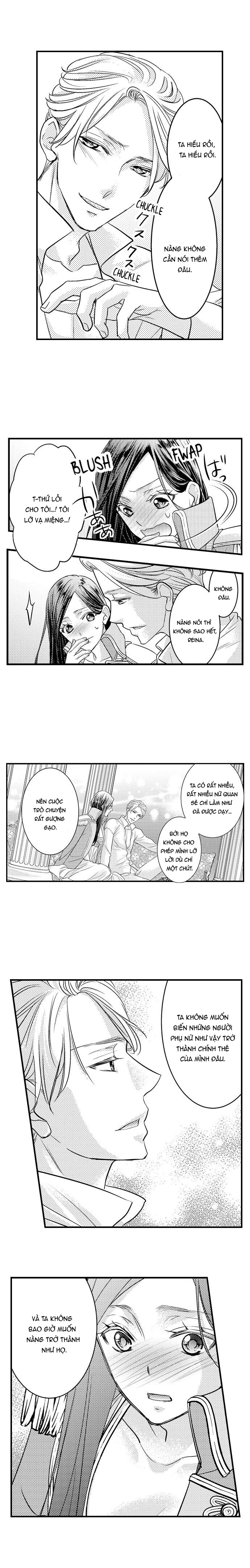 chuyển sinh vào thế giới khác ~ nếu muốn trở thành nữ hoàng hãy tìm cách để được hoàng đế sủng ái vào ban đêm chapter 12.2 4