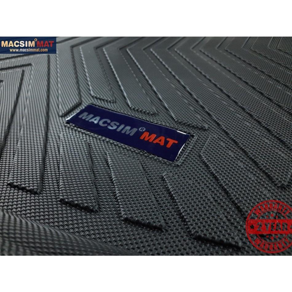 Thảm lót cốp xe ô tô Lexus ES 2018-đến nay nhãn hiệu Macsim chất liệu TPV cao cấp màu đen (301)