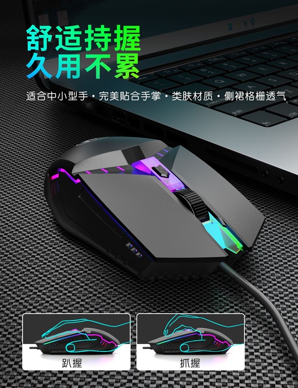 Chuột có dây X3 trắng đen USB có dây 4 nút phát sáng hoạt động êm ái mới dành cho chơi game máy tính để bàn máy tính xách tay văn phòng mouse pc laptop led - miếng lót chuột