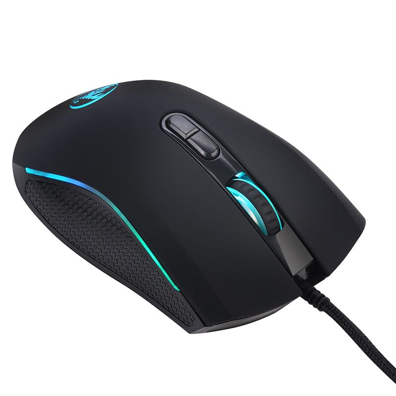Mới Chuột Chơi Game Có Dây Game Thủ 7 Nút 3200DPI Quang Máy Tính Cổng USB Chuột Game Chuột Mause Cho Máy Tính máy Tính Game Thủ