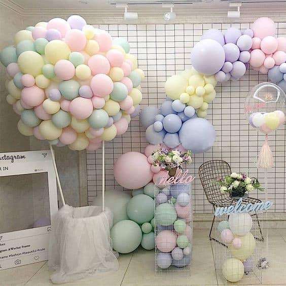 Sỉ 100 quả bóng bay màu pastel