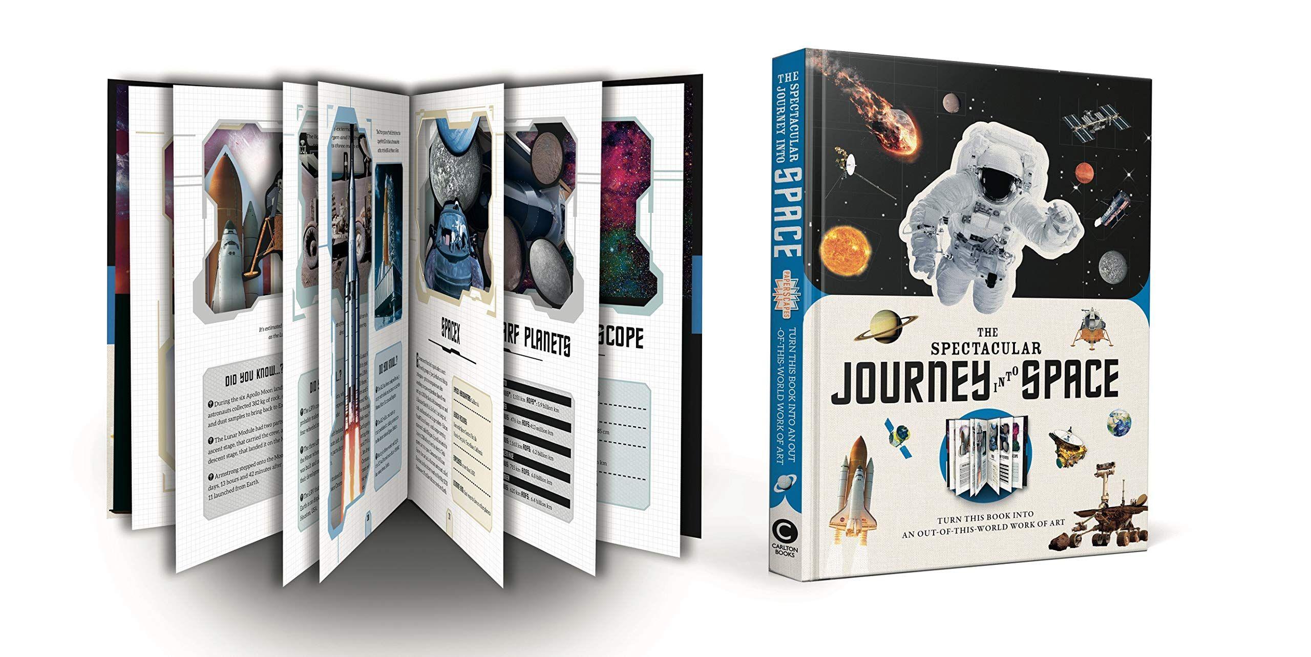 Sách - Paperscapes: The Spectacular Journey into Space by Kevin Pettman