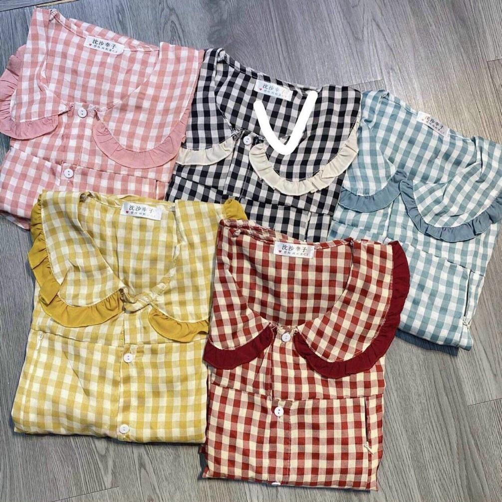 Bộ đồ bầu và sau sinh dài tay SANG CHẢNH siêu mềm mát
