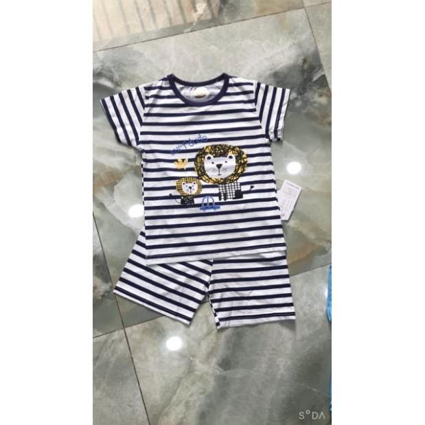 Bộ cotton xuất hàn bé trai -sỉ quần áo trẻ em hcm pikakids