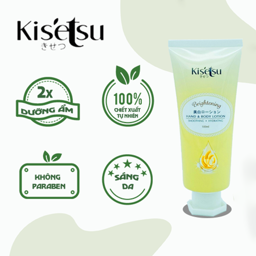 Sữa Dưỡng Thể Tái Tạo &amp; Sáng Da Kisetsu Cấp Ẩm Hương Lúa Mạch - 100ml