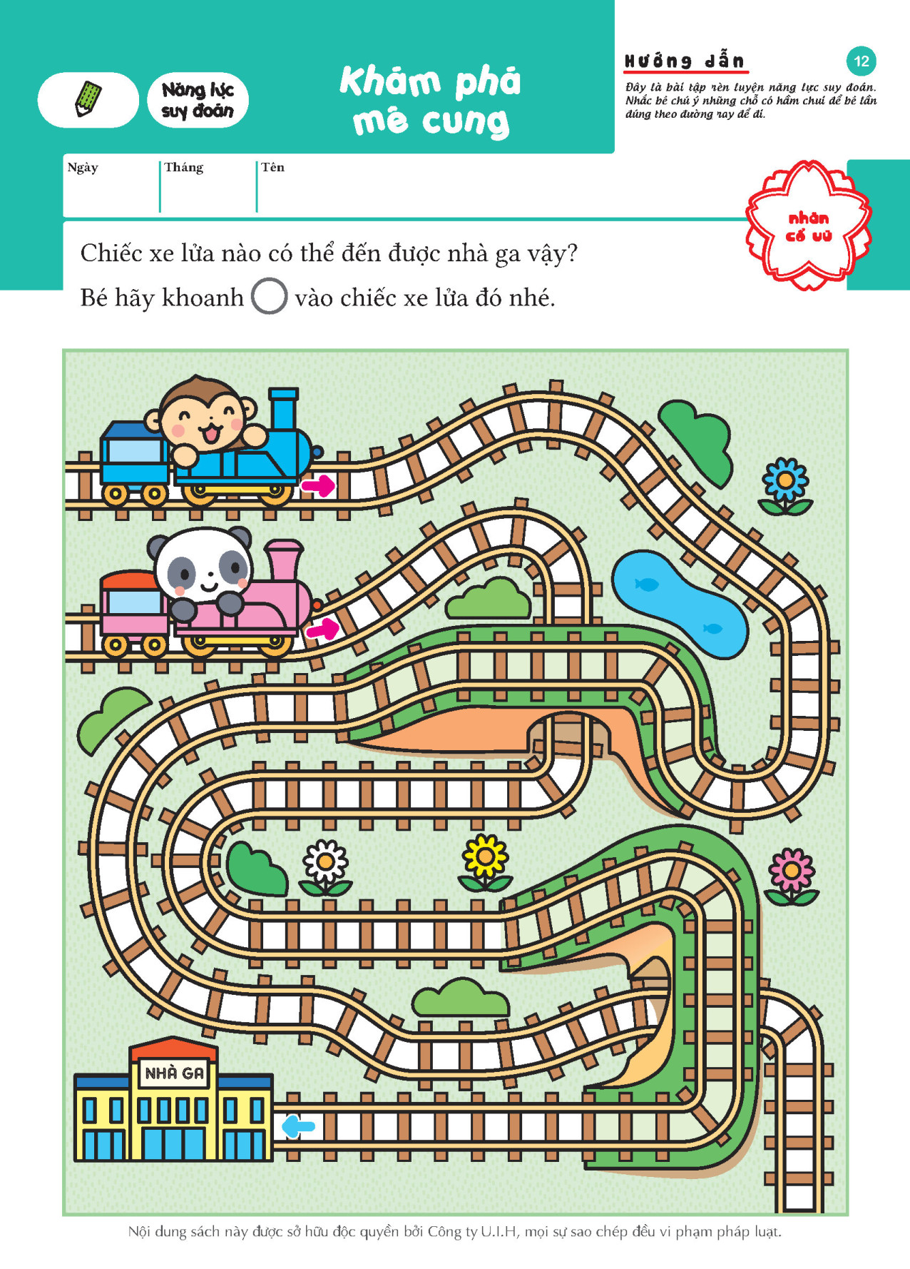 Tư duy (5~6 tuổi) - Giáo dục Nhật Bản - Bộ sách dành cho lứa tuổi nhi đồng - Thích hợp cho trẻ đã có vốn tri thức - thường thức cơ bản