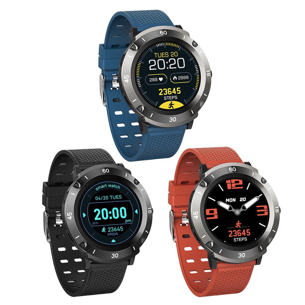 Smart Watch Fitness Tracker Fit Bluetooth Step Caolorie Sport Touch Screen Blue