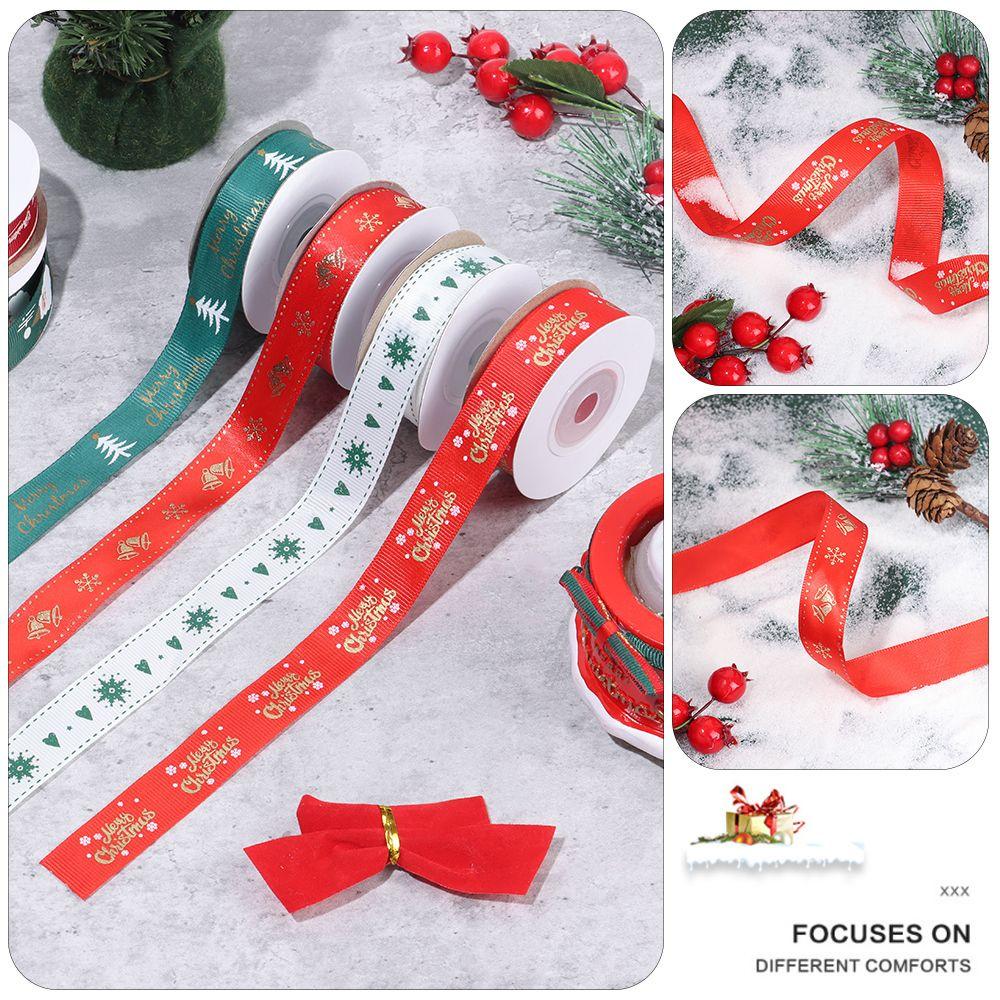 Cuộn dây ruy băng 20mm 10 Yards trang trí giáng sinh