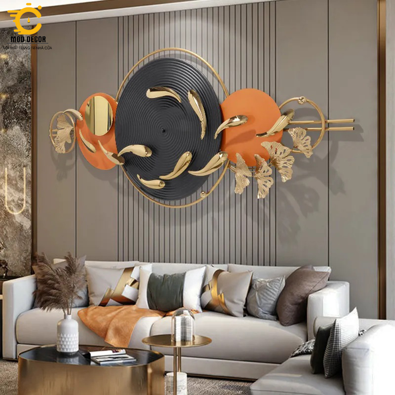 Tranh sắt treo tường trang trí MOD Decor, phong cách Bắc Âu nghệ thuật Lianzhang JJT mã 2394