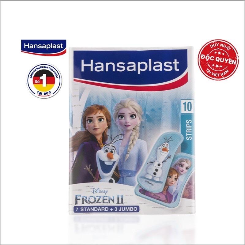 Băng cá nhân Hansaplast cho bé gói 10 miếng,bằng vải co giãn và cực kỳ thoáng khí, thương hiệu số 1 của Đức