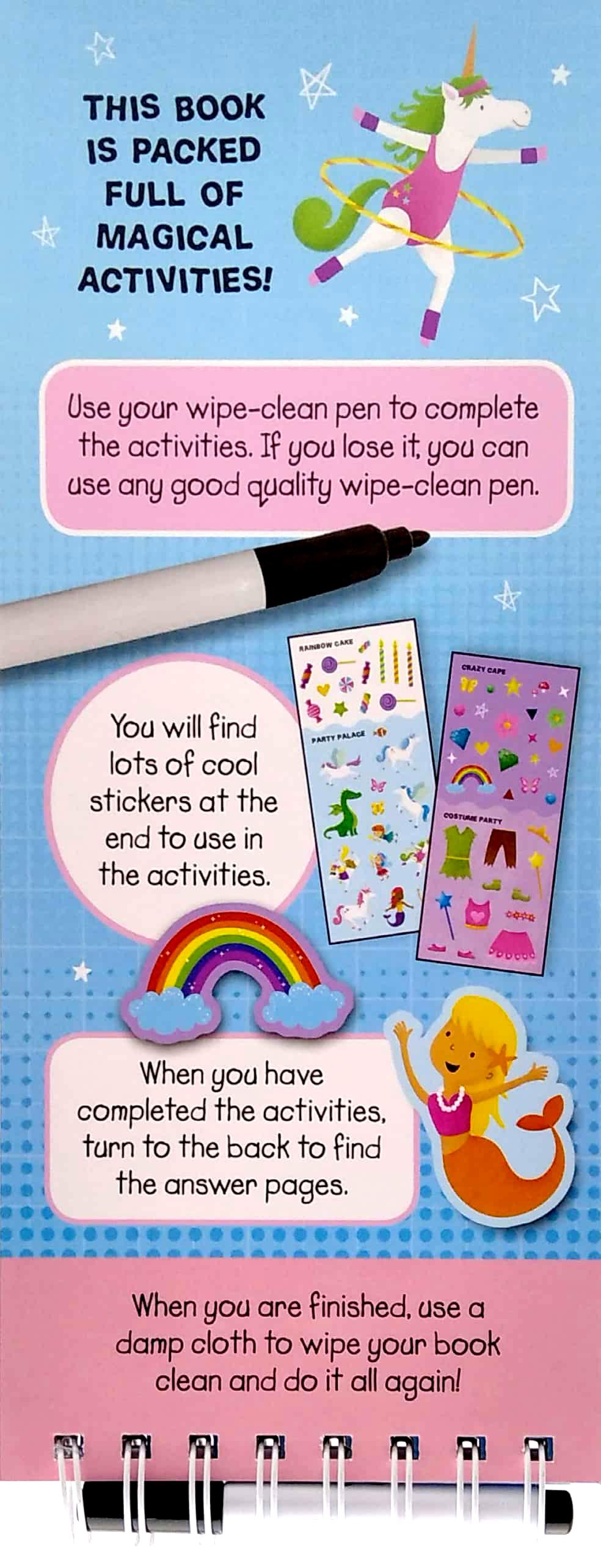 Wipe Clean Activities: Unicorn Magic