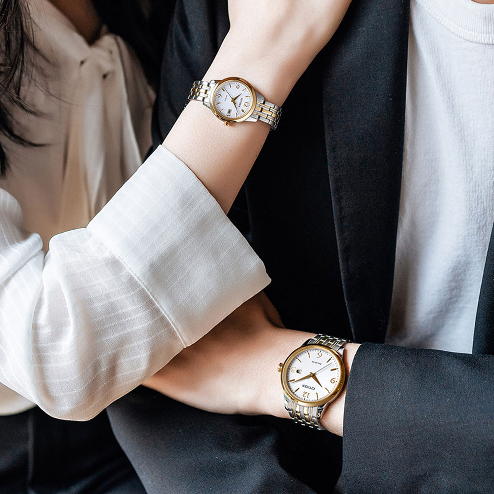 Đồng Hồ Nữ Citizen Dây Thép Không Gỉ EW2234-55A - Mặt Trắng (Sapphire)