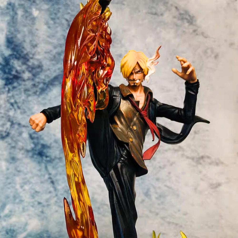 Mô Hình Sanji Đá Lửa 35Cm Cực Chiến Mô hình One Piece Cao Cấp, Figure Mô Hình Anmie One Piece Luffy Vua Hải Tặc
