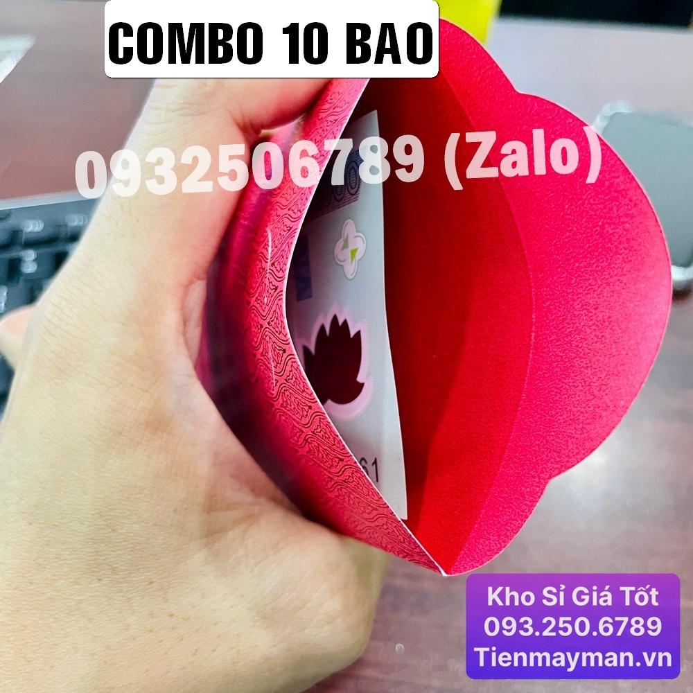 10 CÁI Bao Lì Xì Cao Cấp : Hồng Bao Đỏ Lucky Money Ép Kim Sang Trọng , Tặng Lì Xì Tết - Quà Tết Độc - PASA COLLECTION