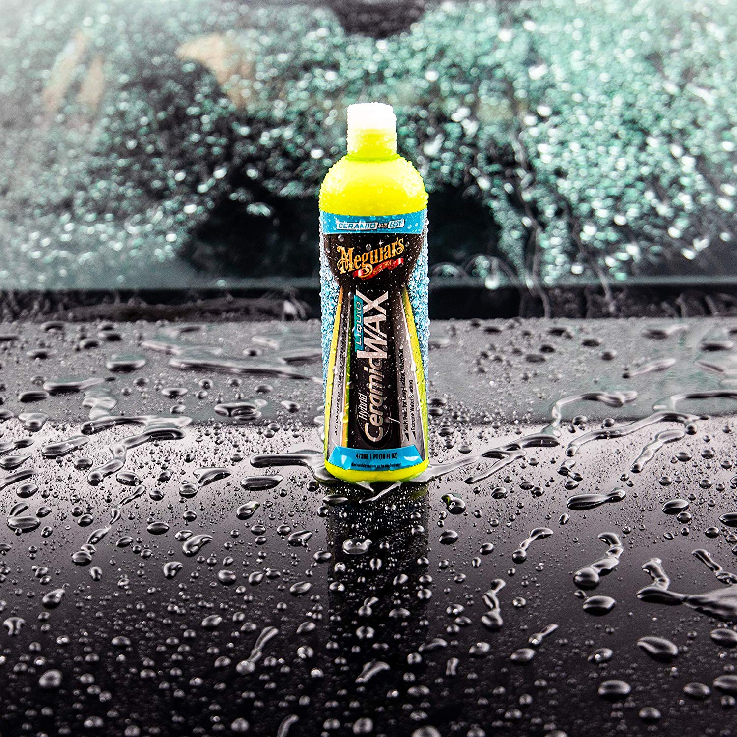 Meguiar's Wax bóng Ceramic cho sơn xe dạng kem - Hybrid Ceramic Liquid Wax - G200416, 473ml