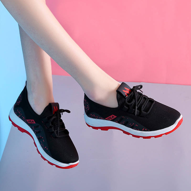 Giày Sneaker Nữ Vải Mềm Ôm Chân, Đế Cao Su 2 Lớp Thích Hợp Đi Học, Đi Chơi, Chạy Bộ GN30