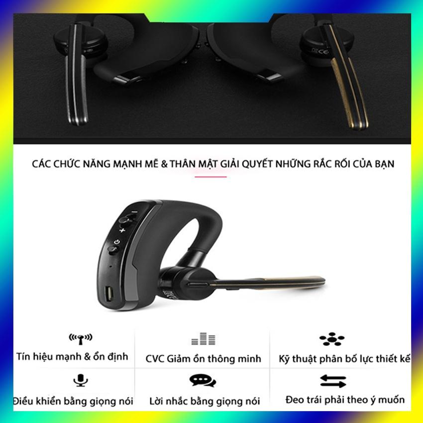 Tai Nghe Không Dây nhét tai Bluetooth V8 ECOKING{MUA 1 TẶNG 1 QUÀ}âm thanh vòm HIFI có micro trò chuyện nút điều dễ dàng