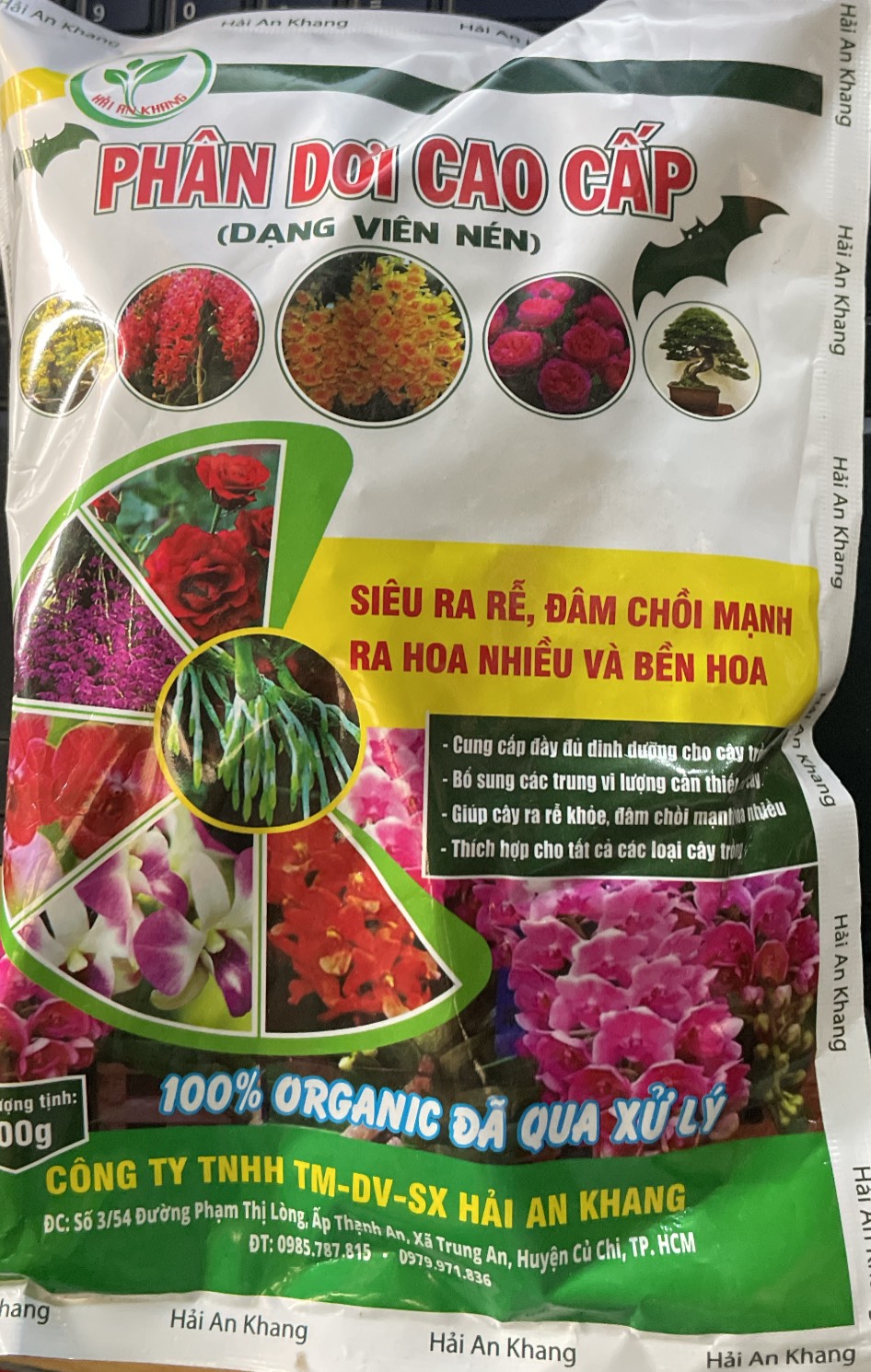 PHÂN DƠI VIÊN NÉN CAO CẤP HAK gói 1kg