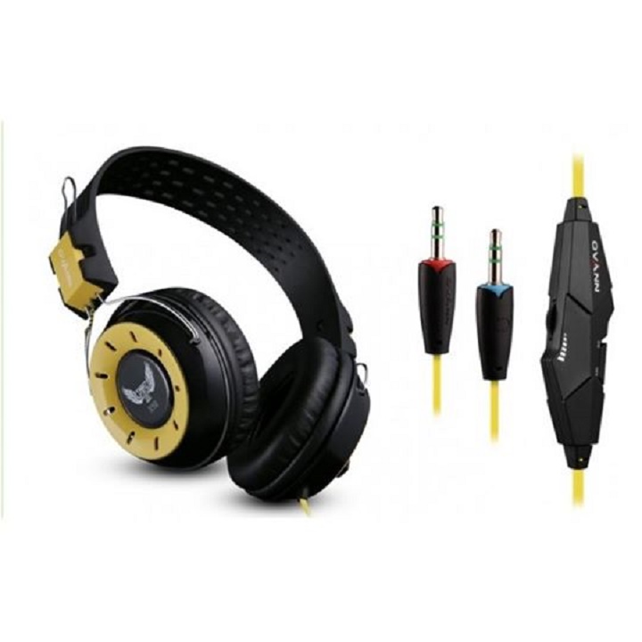 Headphone Ovann X10 Vàng Đen - Hàng Nhập Khẩu