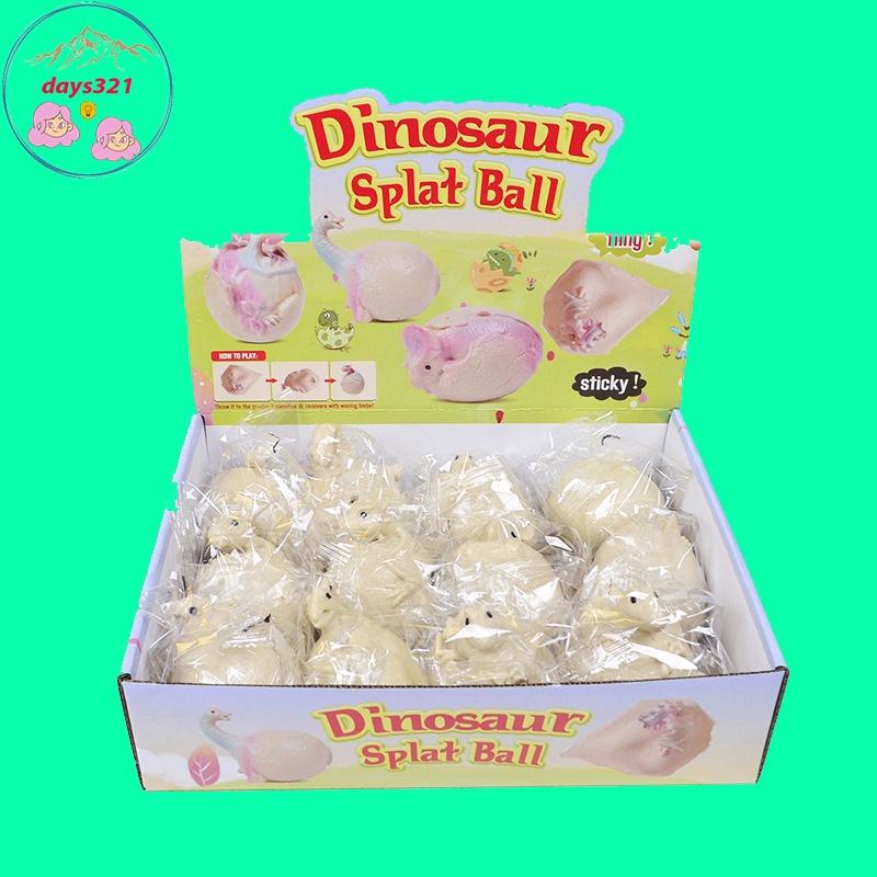 Squishy Khủng Long Trắng Mochi đồ chơi bóp tay mềm mịn dễ thương chân thực giảm stress co dãn đàn hồi ngộ nghĩnh
