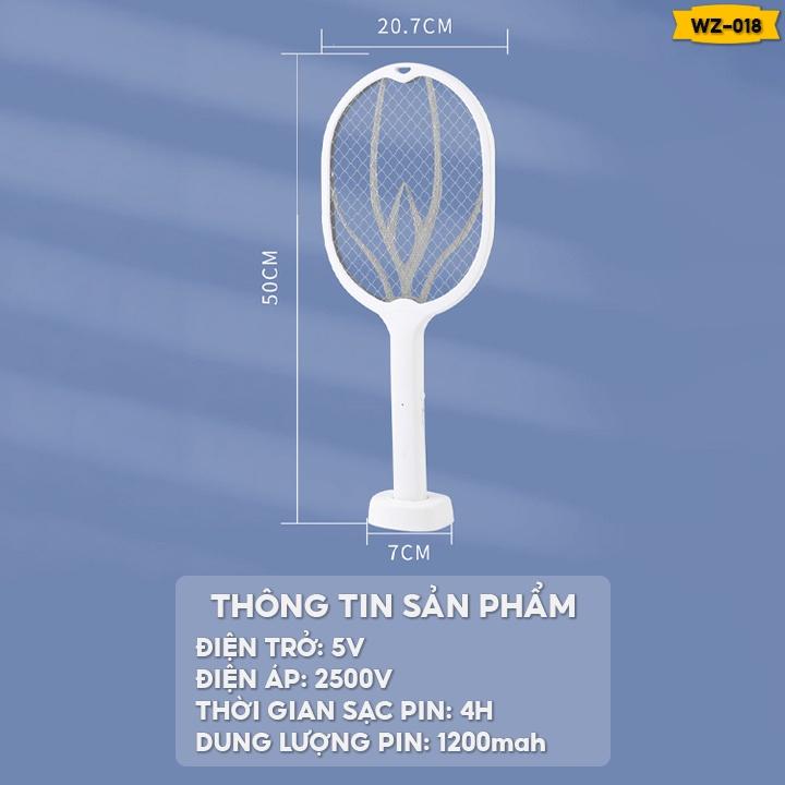 Vợt Muỗi Có Đèn Led Bắt Muỗi Tự Động Tích Hợp Chức Năng 3 Trong 1 Có Nhiều Màu Chọn Lựa WZ-018