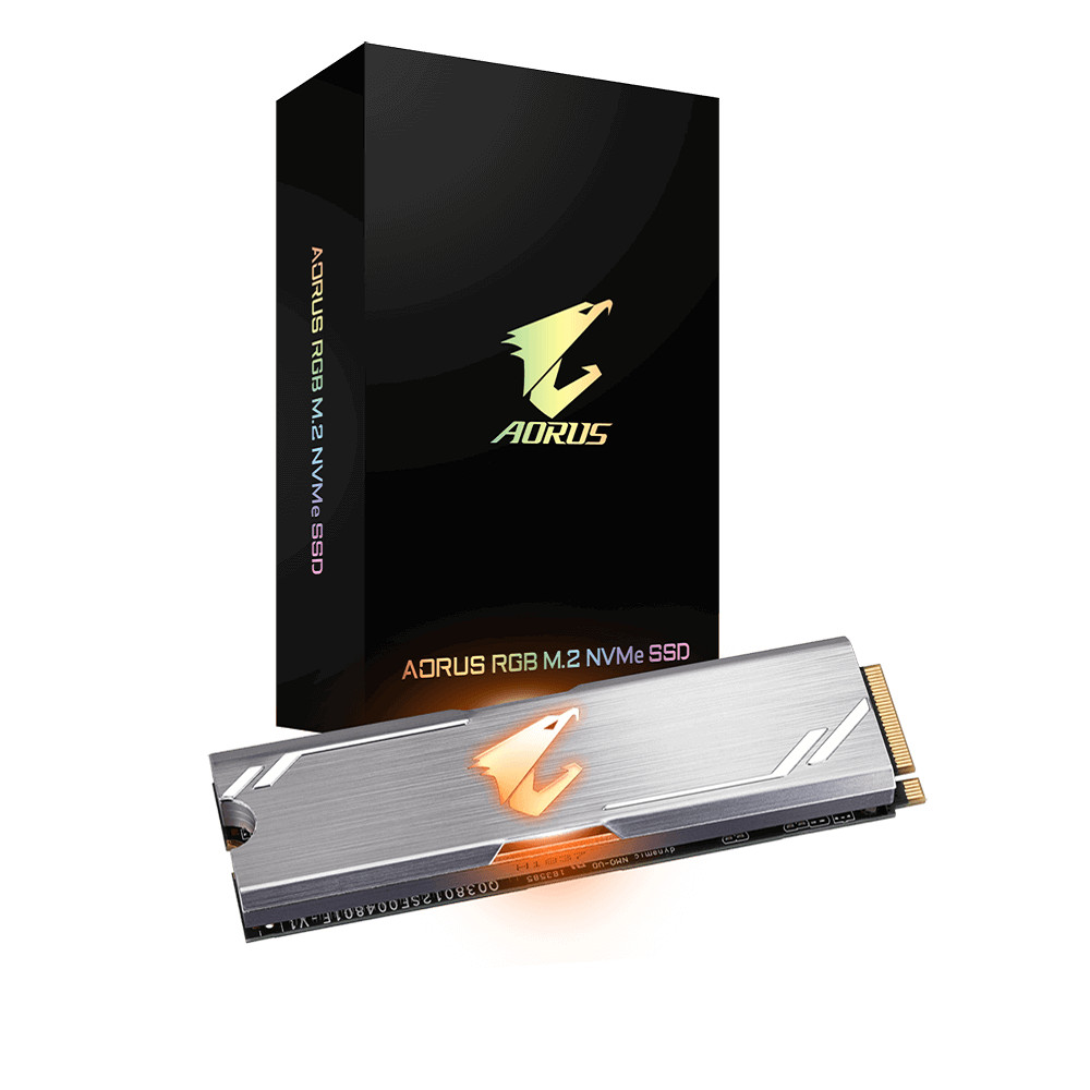 Ổ cứng SSD GIGABYTE AORUS RGB 256GB M.2 2280 NVMe - Hàng Chính hãng