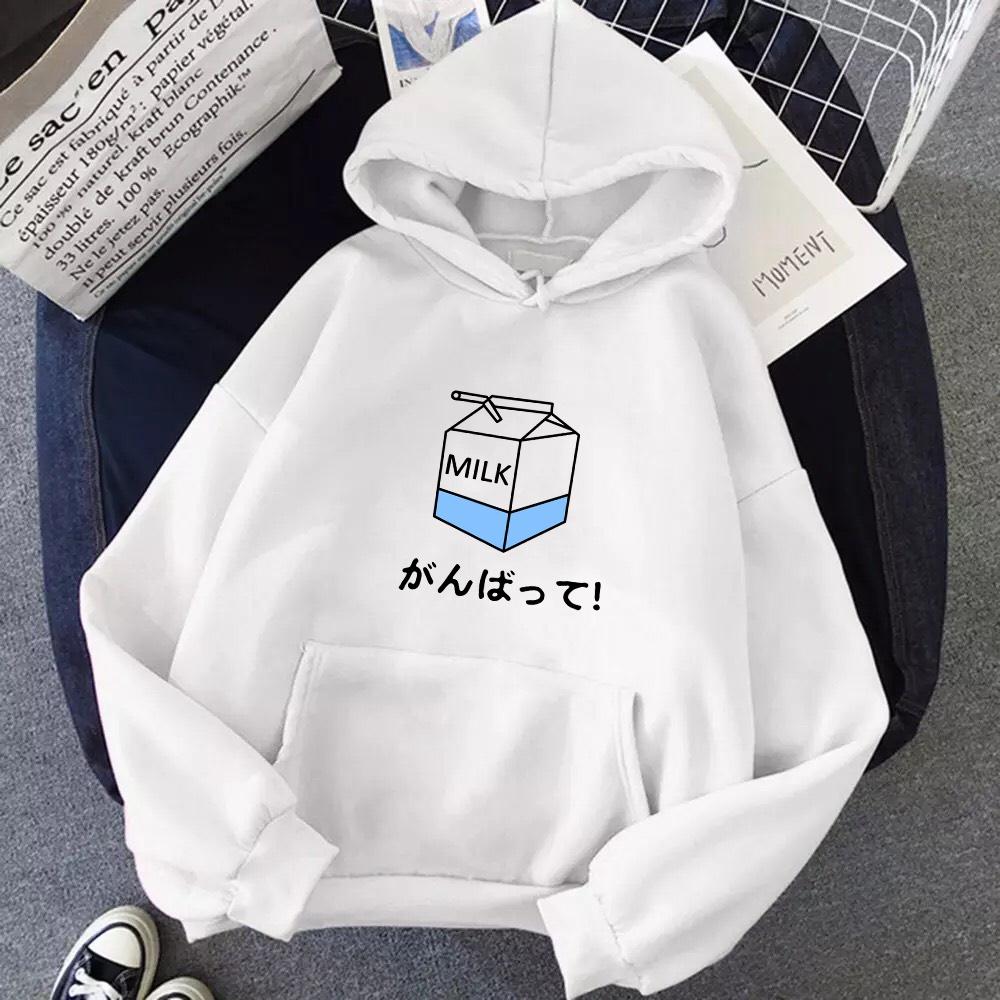 ÁO HOODIE NAM NỮ IN HỘP SỮA