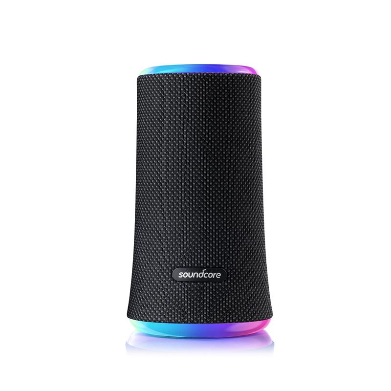 Loa Bluetooth Soundcore Flare 2, với Bảo vệ chống nước IPX7 và Âm thanh 360° cho Sân sau và Tiệc bãi biển, Dây 20W Màu sắc: Đen