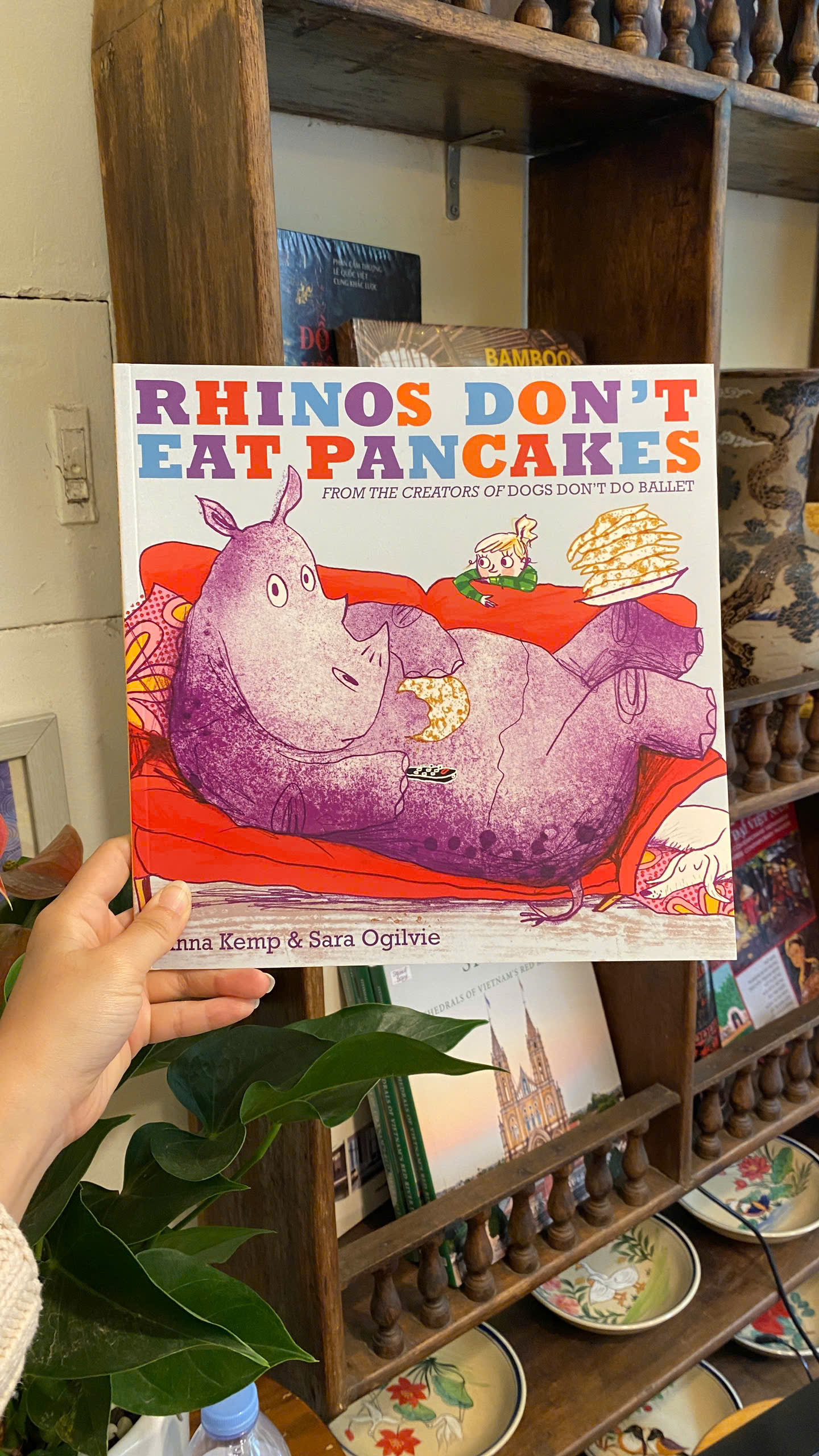 Sách - Rhinos Don't Eat Pancakes by Anna Kemp | English Children's Picture Book