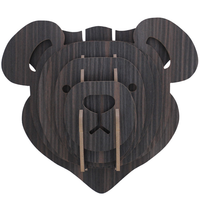 Đầu Gấu decor treo tường