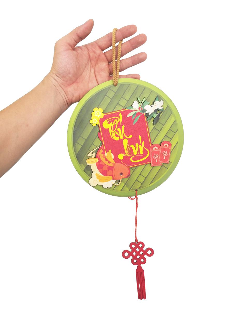 Bảng Gỗ Treo Tường Trang Trí Tết - Bách Mộc T29 - Phú Quý