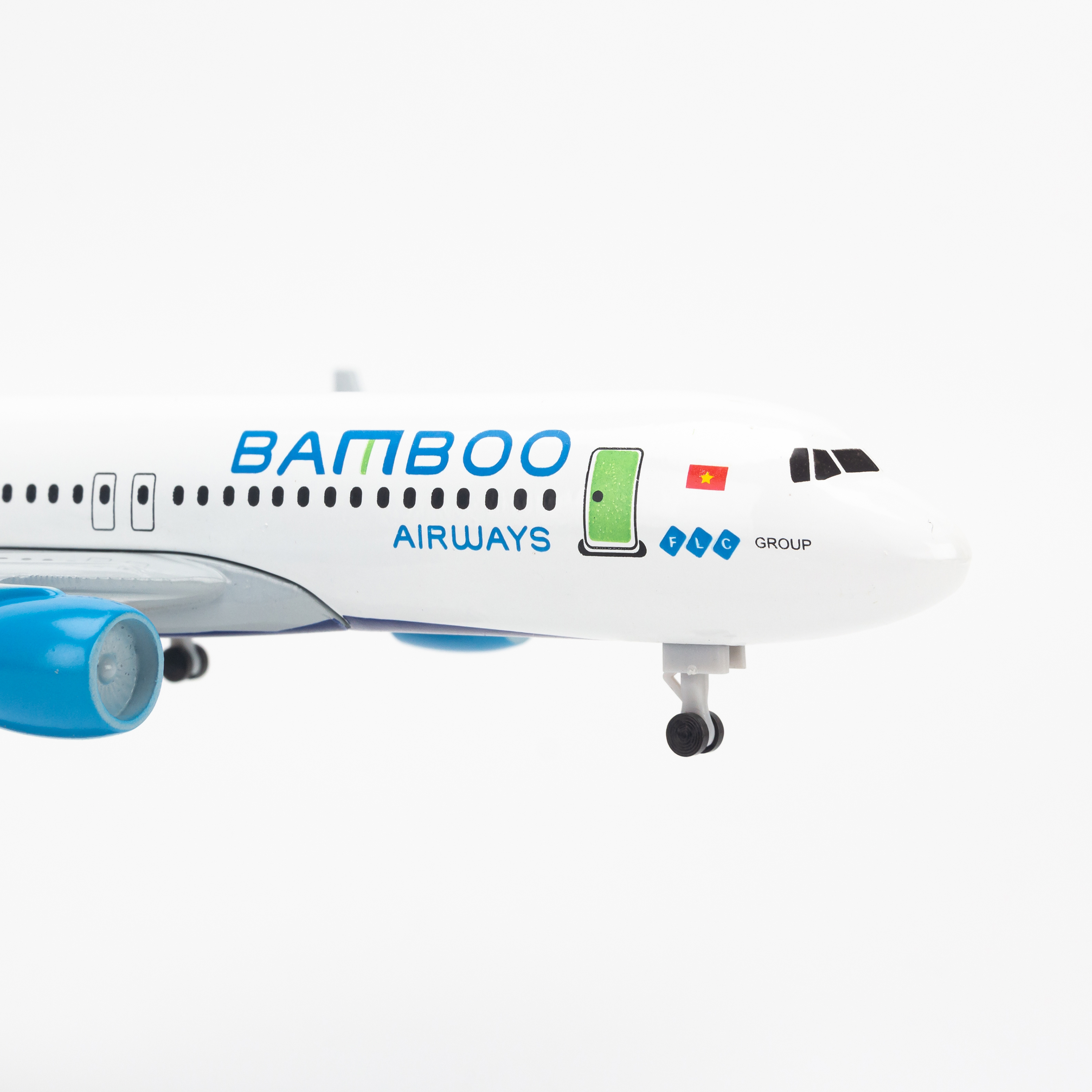 Mô hình máy bay Bamboo Airways A320 20cm AMS20