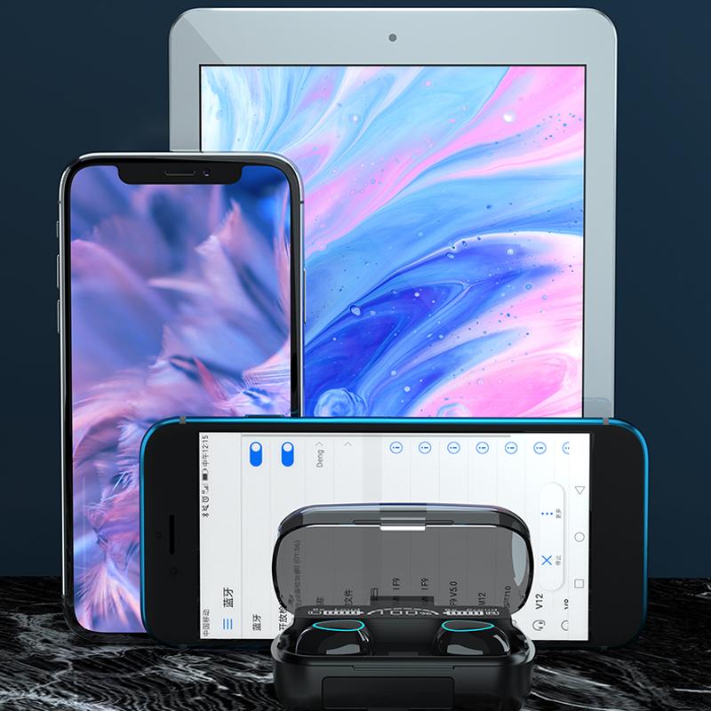 M10 Tai Nghe Không Dây Bluetooth Tai Nghe Nhét Tai Chống Nước Tai Nghe Thể Thao Tai Nghe Nhét Tai Dành Cho Huawei Iphone OPPO Xiaomi TWS Âm Nhạc Tai Nghe