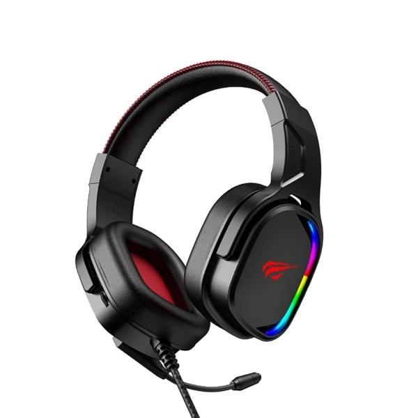 Tai Nghe Gaming Headphone HAVIT H2022U, Driver 50mm, Đèn Led RGB, Mic Khử Nhiễu - Hàng Chính Hãng