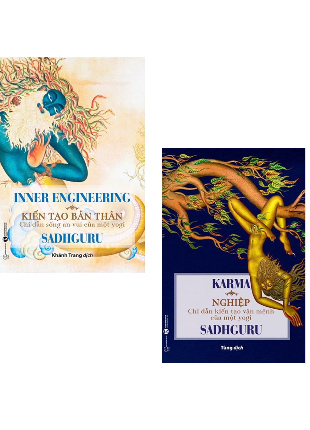 Combo Inner Engineering - Kiến Tạo Bản Thân: Chỉ Dẫn Sống An Vui Của Một Yogi + Karma - Nghiệp: Chỉ Dẫn Kiến Tạo Vận Mệnh Của Một Yogi _THA