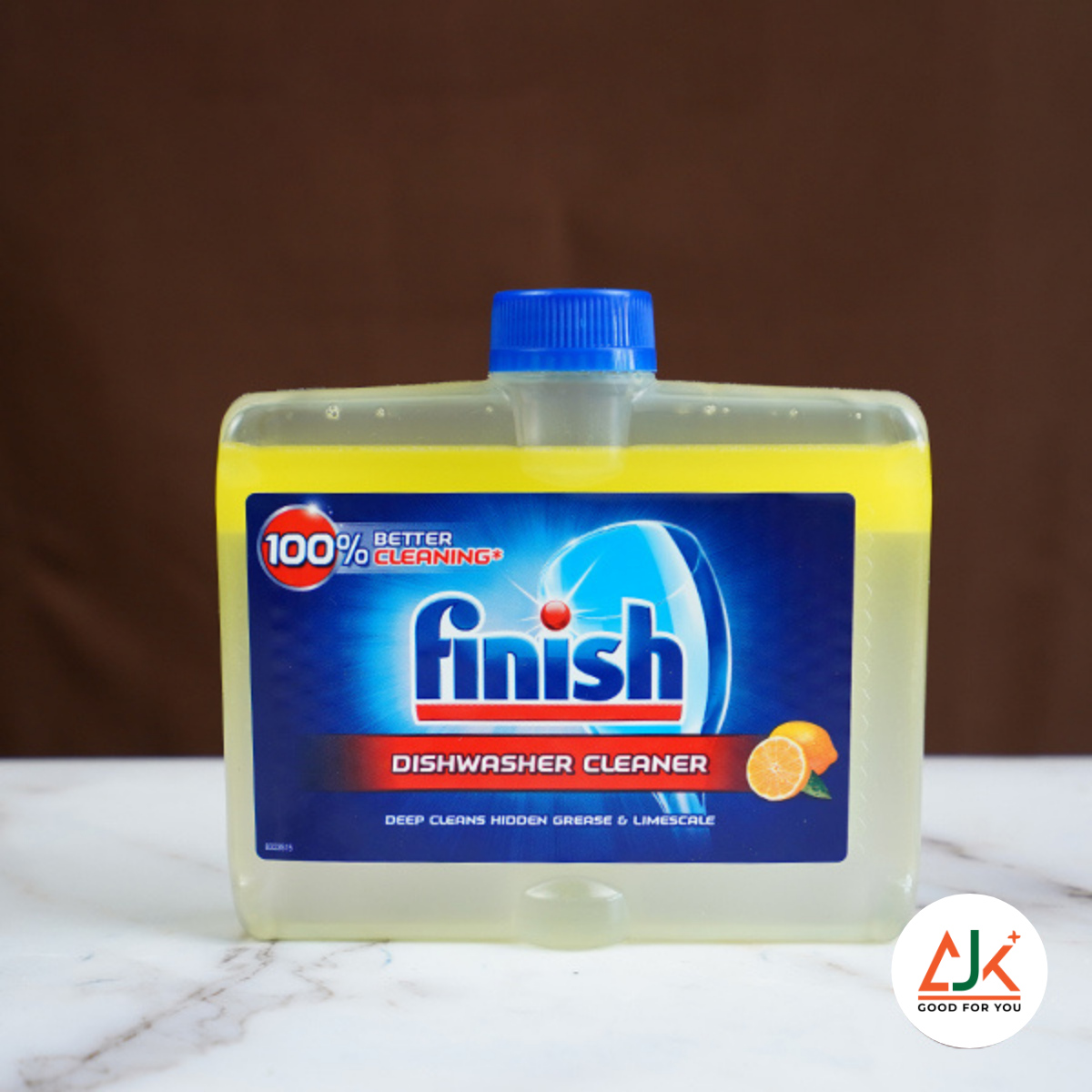 Dung dịch vệ sinh máy rửa bát Finish 250ml - Dành cho máy rửa chén - Nhập khẩu tại Đức