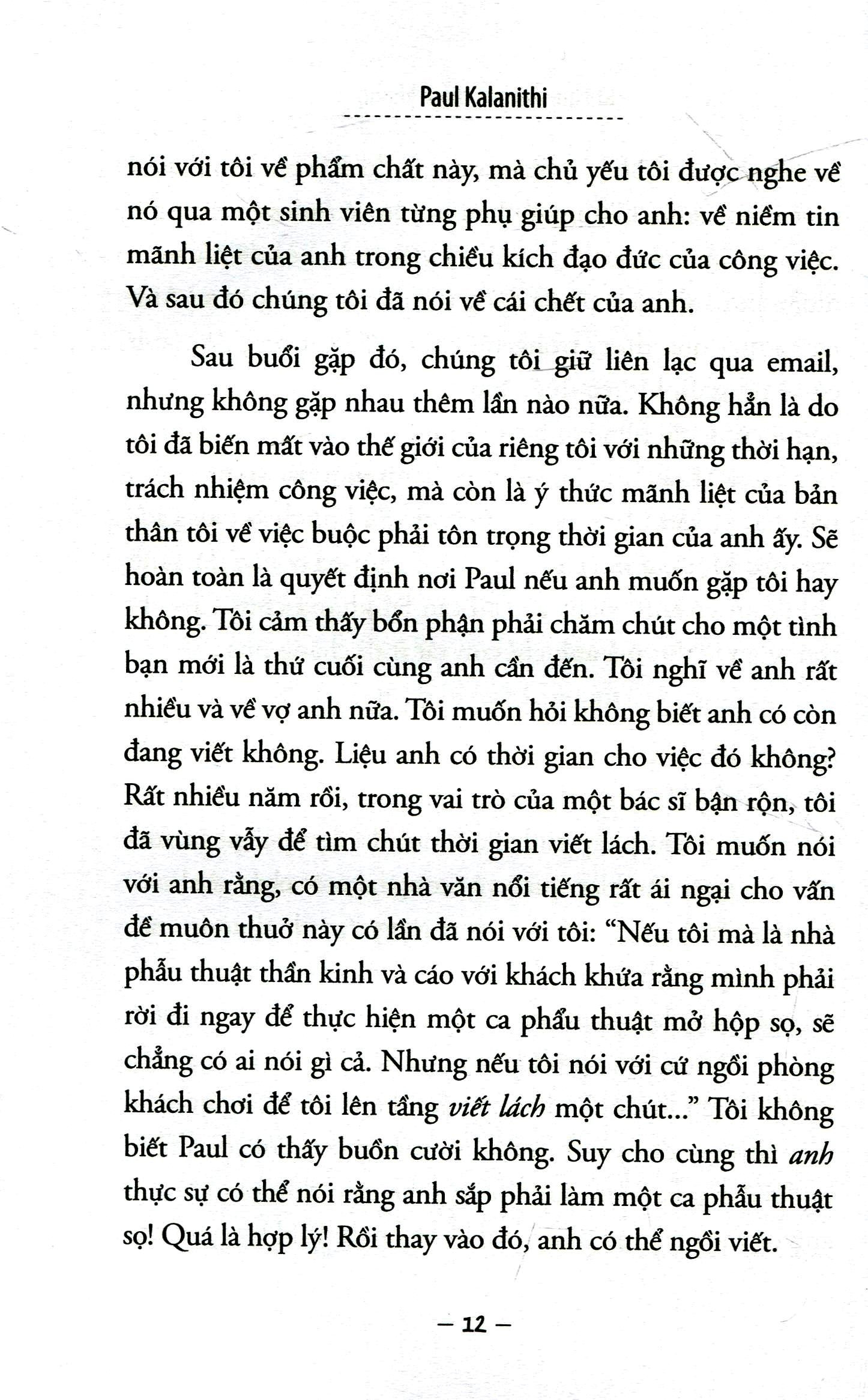 Paul Kalanithi - Khi Hơi Thở Hóa Thinh Không