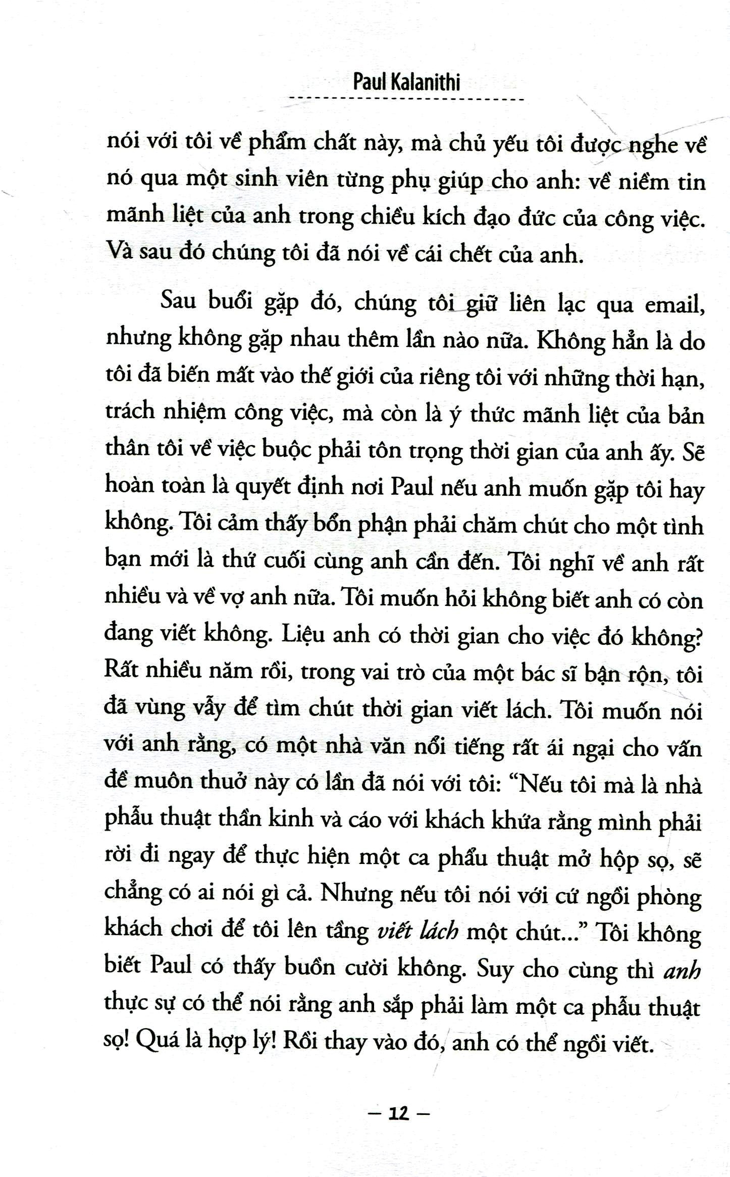 Paul Kalanithi - Khi Hơi Thở Hóa Thinh Không